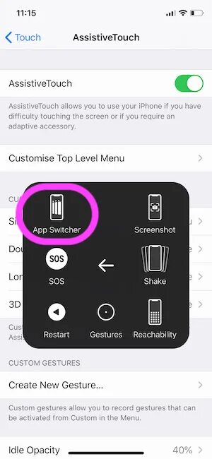 Как отключить assistive touch. Как отключить assistive touch