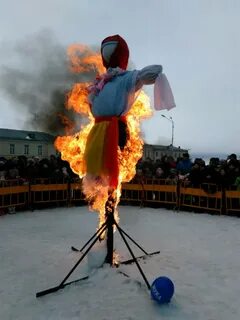 Как сделать масленицу для сжигания