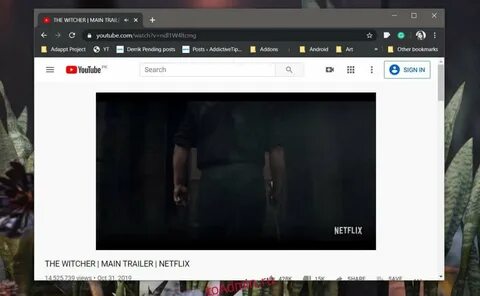 Установить youtube на экране