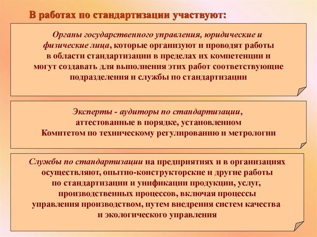 Физические и юридические лица. Органы стандартизации. В работе по стандартизации участвует. Государственное управление Юриспруденция.