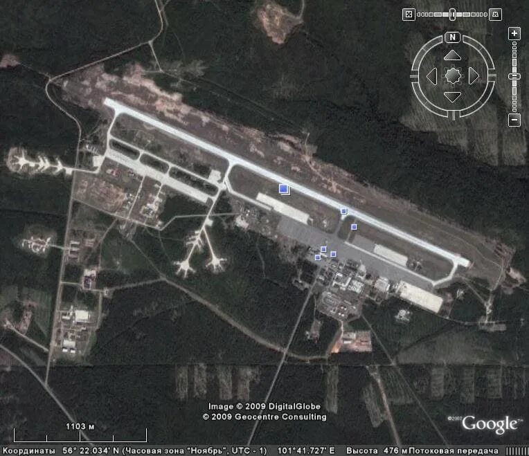 Спутниковая карта братска