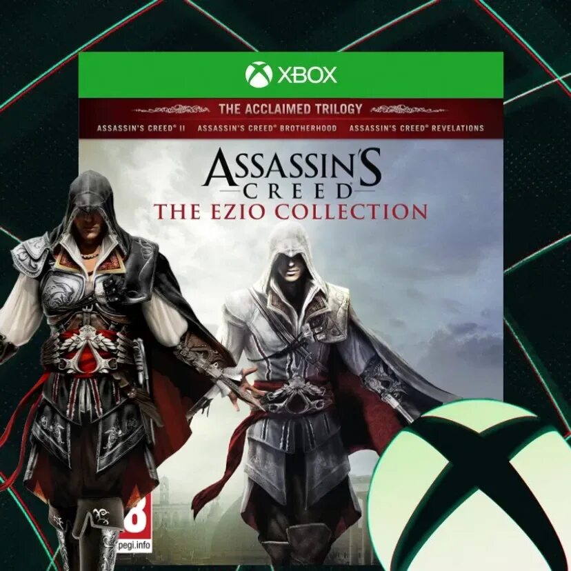 Assassin s ezio collection. Assassin's Creed the Ezio collection Xbox. Assassins Creed Ezio Trilogy Xbox. Эцио коллекция Xbox. Assassins Creed Эцио Аудиторе коллекция ps4.