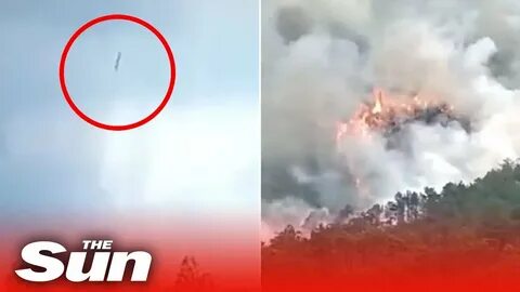 Разбившись самолет видео