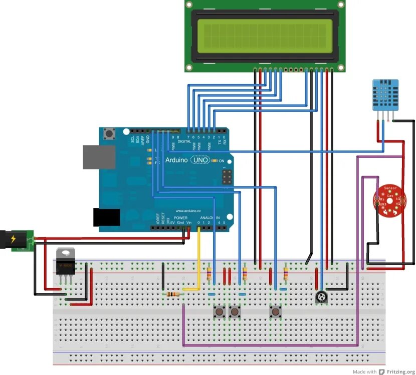 Копилка на ардуино. Метеостанция на ардуино уно. ардуино. метеостанция на lcd 1602 и dht11. метеостанция на ардуино с дисплеем 1602 и dht11 и часами.