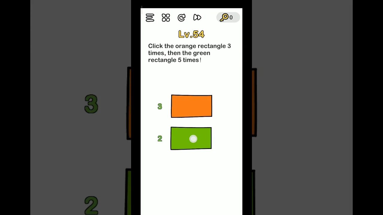 Создайте прямоугольник с неровными прилежащими brain. Brain out 50 уровень. игра brain out уровень 54. brain out ответы 54. нажмите 3 раза на оранжевый прямоугольник и 5 раз на зеленый.