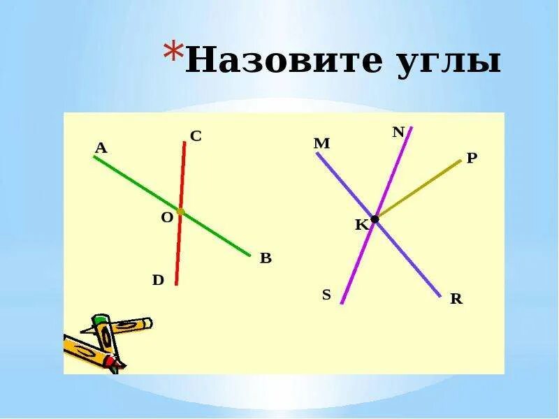 Какие углы смежные какие вертикальные. Вертикальные углы. Типы углов смежные вертикальные. Смежные и вертикальные углы. Слайд смежные углы.