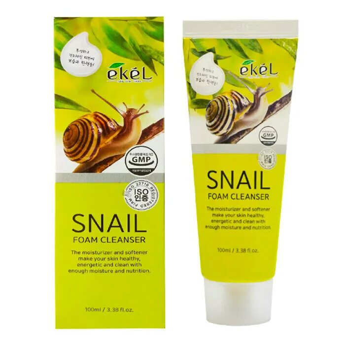 Foam cleanser snail. Ekel пенка для умывания с муцином улитки Snail Foam Cleanser. Ekel Foam Cleanser Snail пенка для умывания с муцином улитки 100 мл. Пенка для умывания Ekel с улиткой. Ekel Foam Cleanser Snail пенка для умывания с муцином улитки 180мл / 539102.