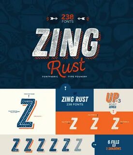 Шрифт zing rust demo