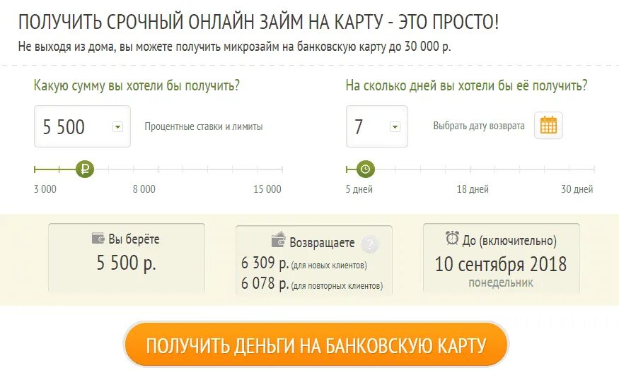 Сколько зачисляются деньги на карту