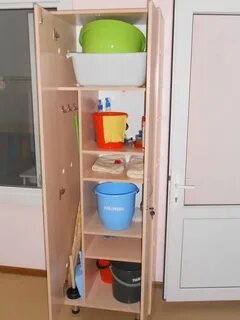 Шкаф для инвентаря для детского сада