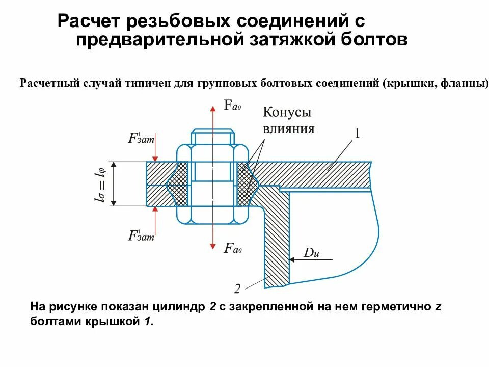 Прочность резьбового соединения. Расчет прочности резьбового соединения на срез резьбы. Расчет резьбовых соединений на прочность. Расчетная прочность резьбового соединения. Условия прочности болтовых соединений.