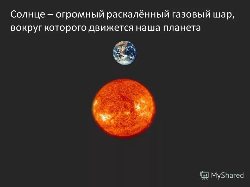 солнце огромное раскаленное