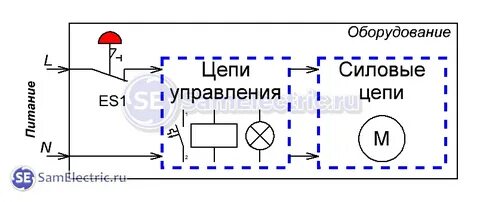 Разрыв цепи на схеме