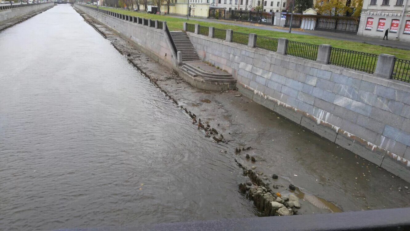 Обводный канал обмелел. Обмеление реки Невы Санкт-Петербурга в 1910 году. Почему упал уровень
