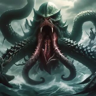 "Release the kraken" - image created in Shedevrum.