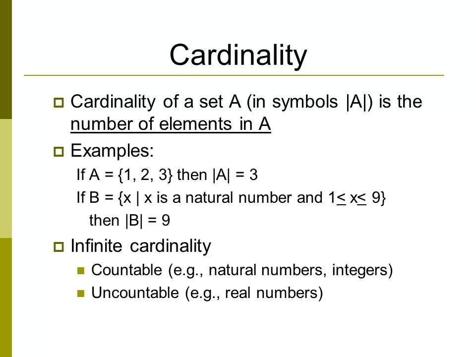 Discrete mathematics. Cardinality of Set. What is discrete Math. Sets in Math.