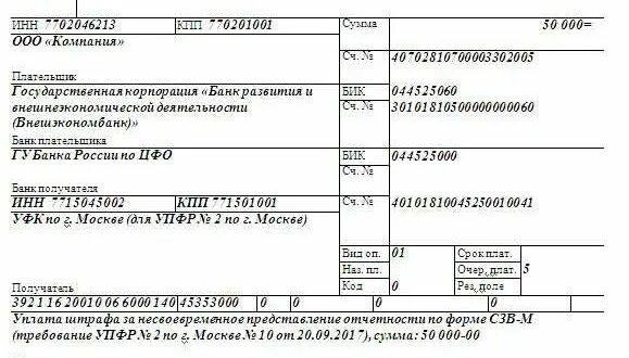 Реквизиты уплаты фсс