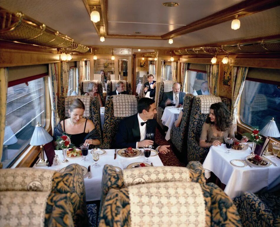 Dining car. Venice Simplon-Orient Express (Европа). Venice Simplon-Orient-Express Восточный экспресс. The Orient Express ("Восточный экспресс"). Маршрут Venice Simplon Orient Express.