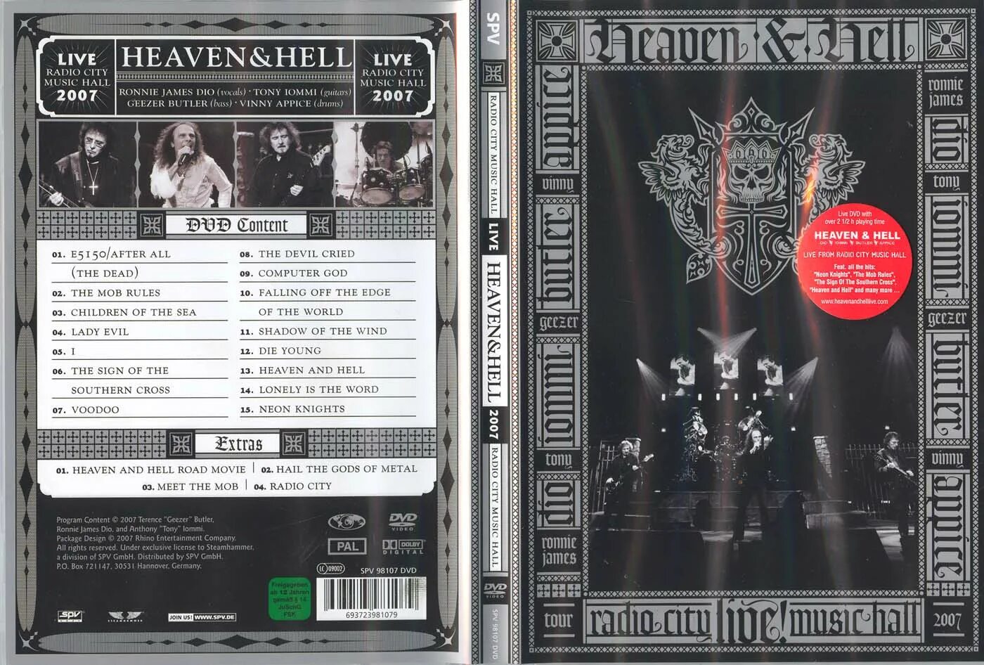 Хевен энд хелл. Heaven & Hell - Live from Radio City Music Hall 2007. Heaven and Hell - Live from Radio City Music Hall. Heaven & Hell 2007 Radio City Music Hall Blu ray. 2007 - Live from Radio City Music Hall.