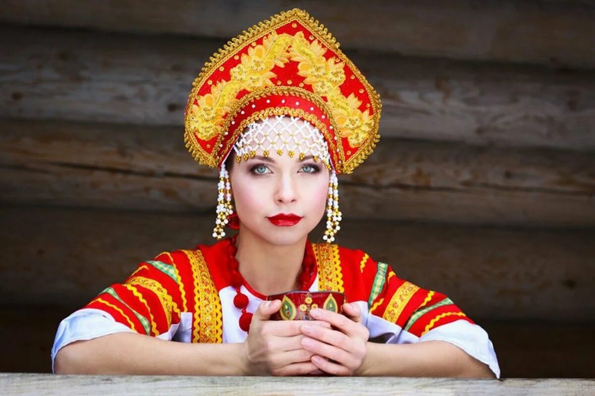 Русский народ девушки