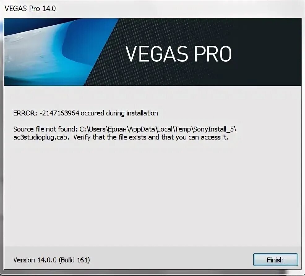 The installer has detected that the. The installer has detected that the