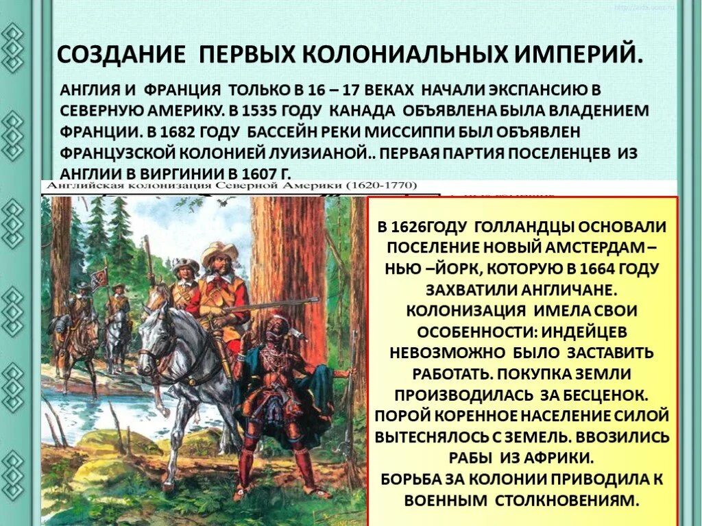 Создание колониальных империй. Образование колониальных империй. Создание первых колониальных империй. Первые колониальные страны. Почему основу поселенцев