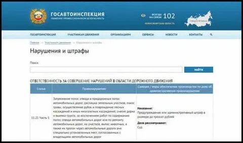 Проверить штраф по номеру постановления правонарушения