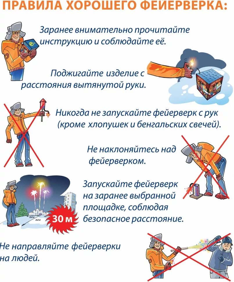 Пожарная безопасность при использовании пиротехнических изделий