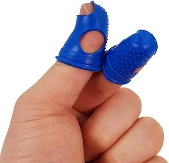 CLAIRLA - Rubber Fingers Tips for Money Counting Non - Slip Rubber Gel, Fin...