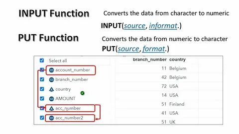 Input func