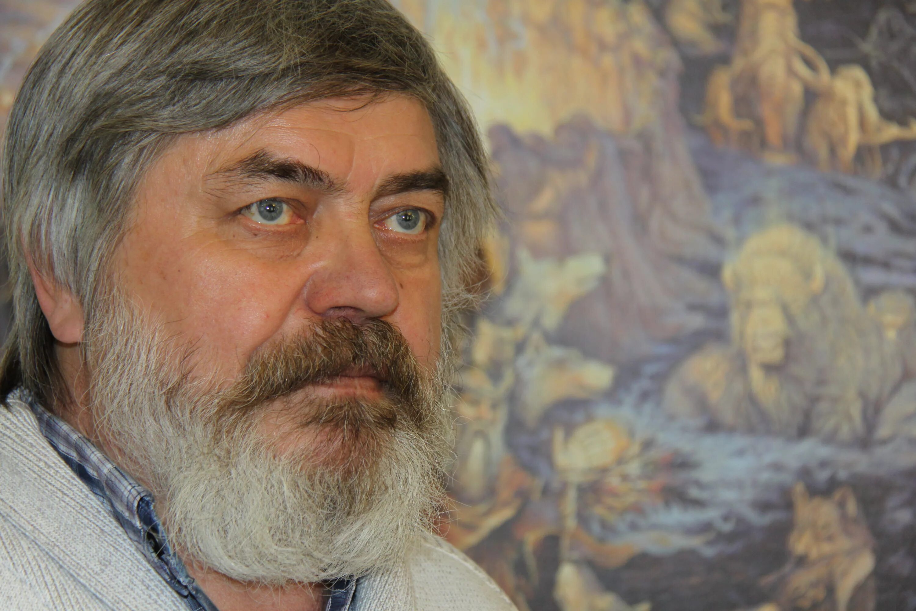 Портрет Сергея Алексеева писателя.