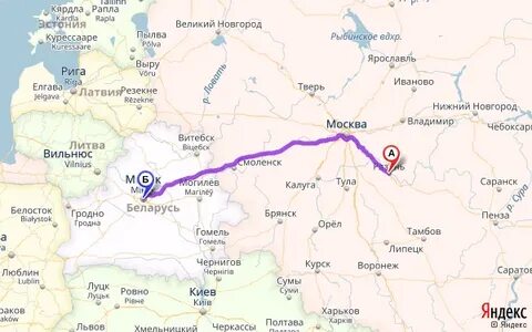 Сколько ехать от нижнего новгорода до минска