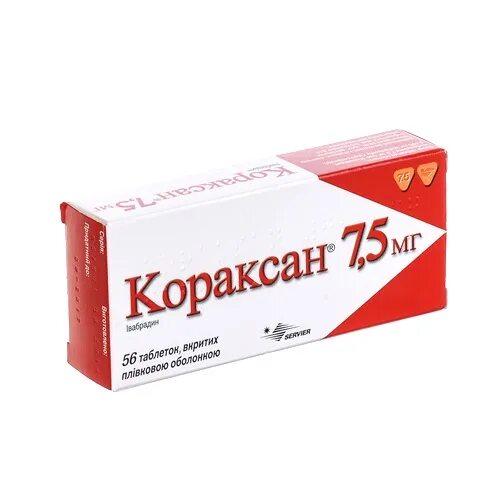 Кораксан 5 мг. Кораксан 7. Кораксан аналоги и заменители. П/о 7,5мг №56. 5.
