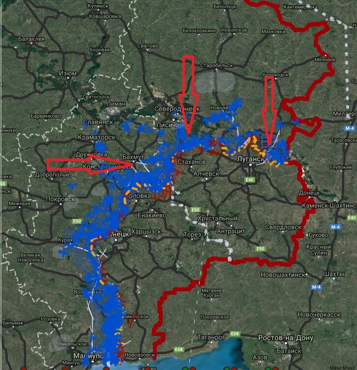 Под чьим контроль старобельск