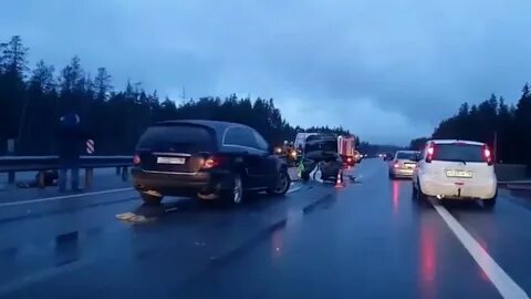 Парень попал в аварию
