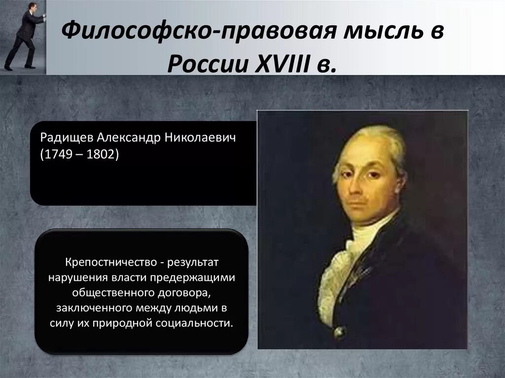 Правовая мысль россии. Философско-правовая мысль в России. Правовые идеи философии. Философско -правовая мысль 18 века.