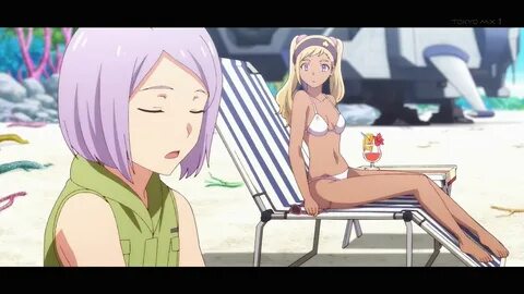 Kanata no Astra’s Beach Bikini Hotness Out of This World.