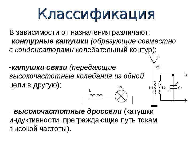 Принцип действия индукционной катушки. Устройство и принцип действия катушки индуктивности. Катушки индуктивности их устройство Назначение маркировка. Типы индукционных катушек. Виды катушек индуктивности