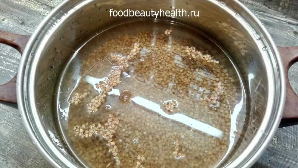 Отварить гречку в кастрюле на воде. Отварить гречку в кастрюле на воде