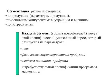 По бокам каждого сегмента