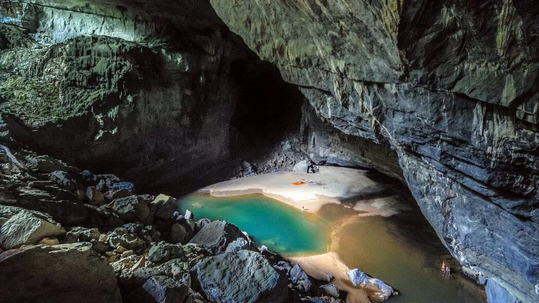 Hidden cave