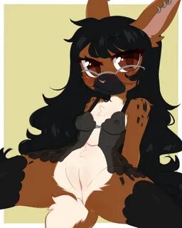 claralaine, 2020, 4:5, hi res, anthro, black hair, breasts, chest tuft, clo...