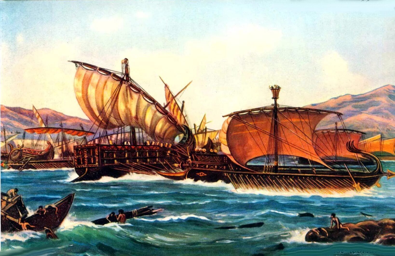 2 саламинское сражение. Фемистокл Саламинское сражение. Саламинская битва в древней Греции. Саламинское сражение в древней Греции. Саламинское сражение персидские корабли.