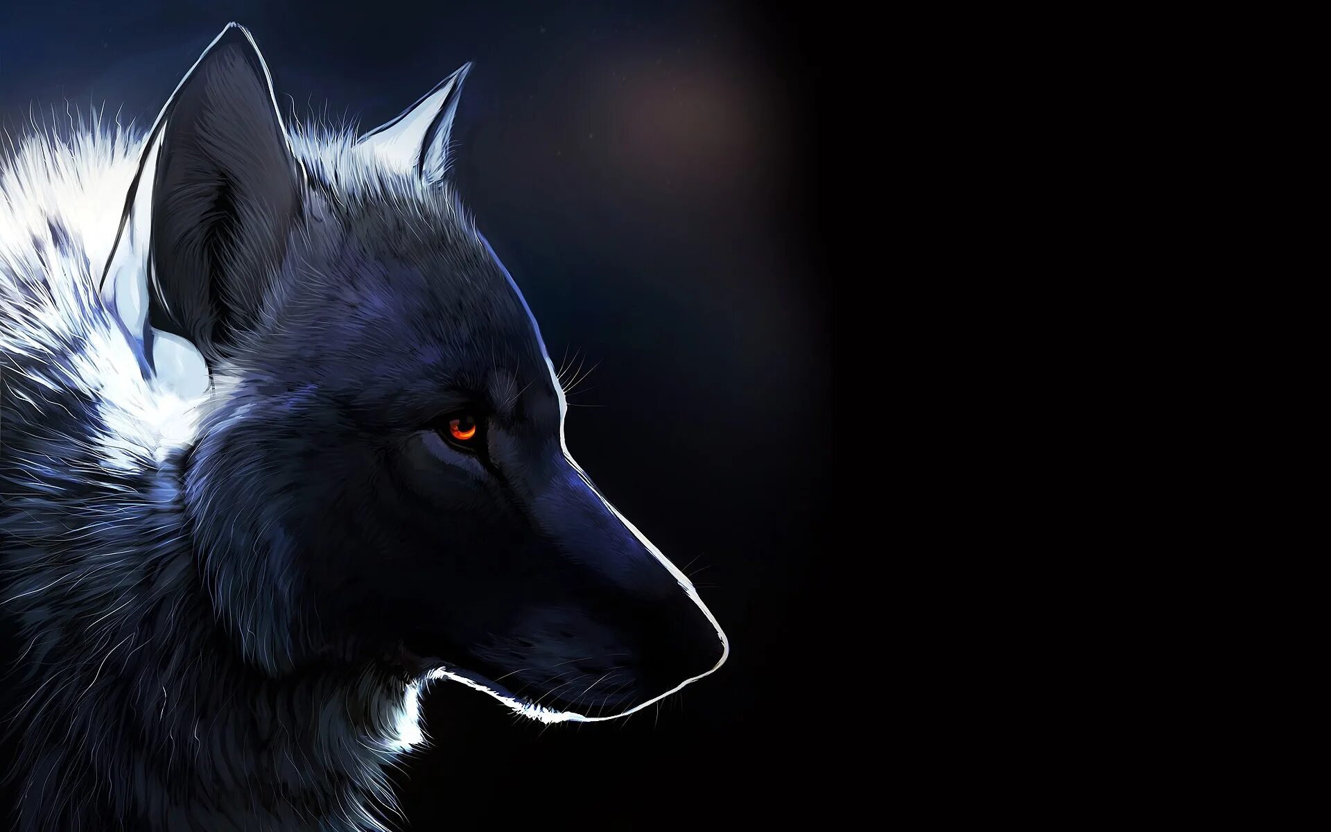 Wolf gaming wallpapers. Artwork Wolves Animals Art Wolves Animals on Desktop.