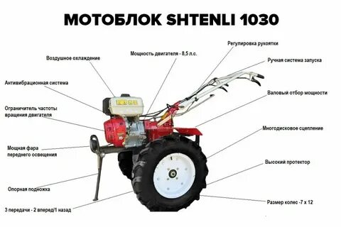Устройство мотокультиватора
