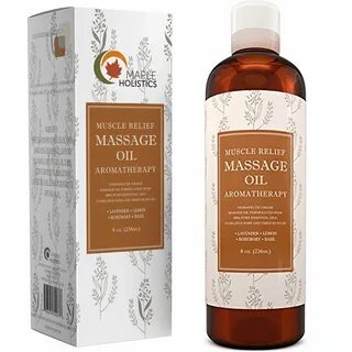 Muscle Pain Massage Oil - Muscle and Joint Pain Relief - Anti Cellulite Mas...