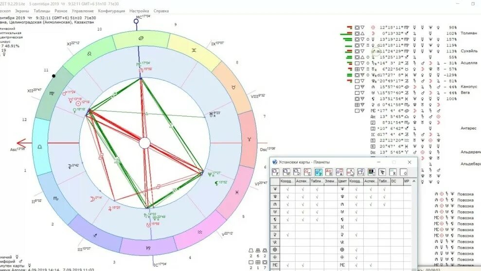 Астропроцессор zet. Zet geo астрологическая программа. Zet Lite натальная карта. Zet 9 программа натальная карта.