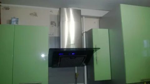 Вытяжка над газовой колонке
