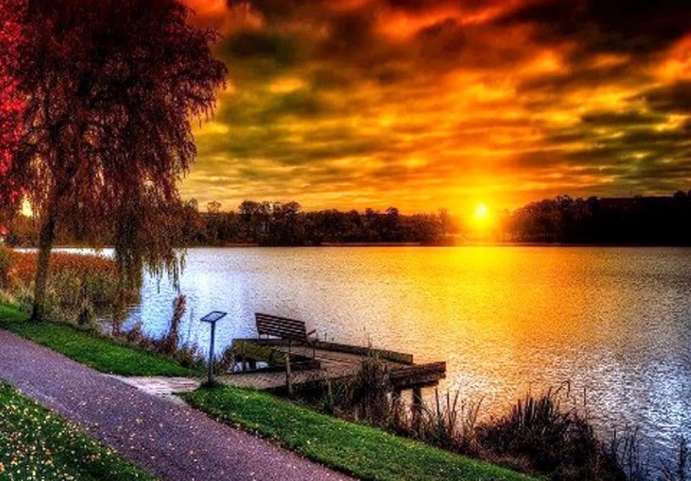 даррелл буш осенний закат. терри редлин озеро. весна вечер. природа вечер. даррелл буш закат.