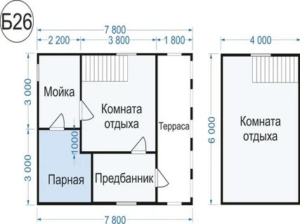 Сколько метров баня